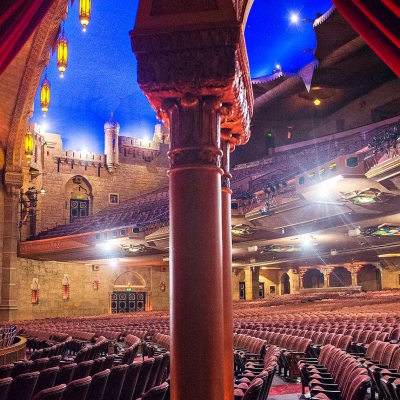 A medieval styled outdoor theater