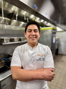 an image of a chef in his kitchen